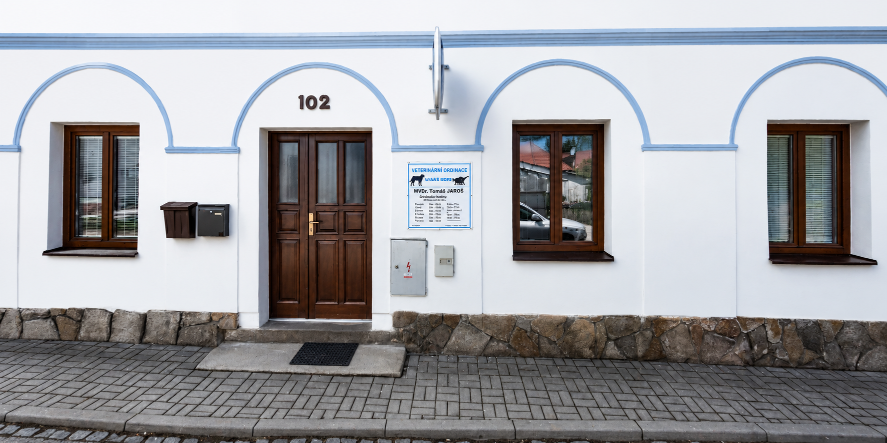 Exteriér veterinární ordinace